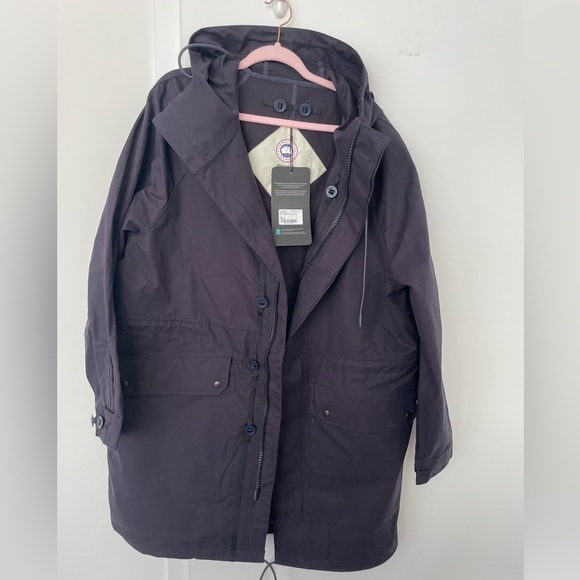 Canada Goose X Union NBA WITH UNION TOUSSAINT PARKA UNISEX MARINE NAVY NWT - Picture 3 of 11